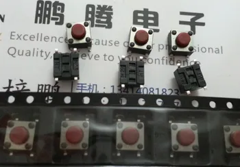 10 Adet / grup İthal Tayvan yapımı inceliğini anahtarı 6*6*5 düğme mikro anahtarı SMD 4 ayak bürokrasi