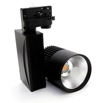 10 ADET yüksek güç 2 satır 3 Satır 4 Satır LED ray lambası 35 W COB raylı ışık 35 W LED parça Spot ışık giyim mağazası LED tavan Lambası