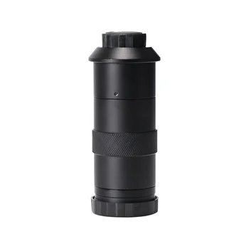 100X Mikroskop Lens M1218 Monoküler Endüstriyel Kamera Bakım Değerlendirme Lens