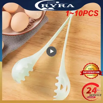 1~10 ADET Çok Fonksiyonlu Yumurta Çırpıcı Süt Çırpma Makarna Maşa yiyecek klipsleri Mikser Manuel Karıştırıcı Salata Ekmek Klipleri Mutfak Aksesuarları