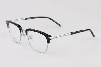 2023 yeni MB0243O moda ve çok yönlü saf titanyum kaş tel çerçeve gözlük çerçevesi ultra hafif reçete gözlük çerçevesi