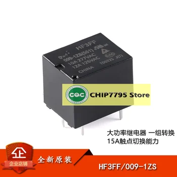 5 ADET Orijinal röle HF3FF/009-1ZS 9VDC 5-pin dönüştürmek için bir set ultra küçük yüksek güç