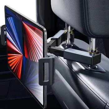 Araba Kafalık Tablet Tutucu Klipler Ayarlanabilir Cep Telefonu Tutucu Araba Cep Telefonu Standı Otomatik Arka Koltuk Braketi iPad iPhone için