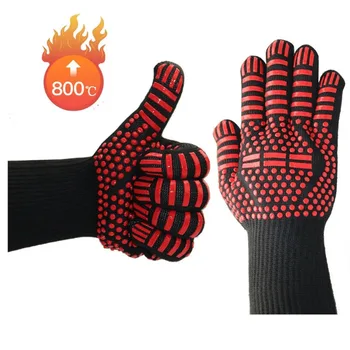 Barbekü eldivenleri yüksek sıcaklık dayanımı fırın Eldiveni 500 800 derece yanmaz barbekü ısı yalıtımı mikrodalga fırın eldivenleri Barbekü eldivenleri yüksek sıcaklık dayanımı fırın Eldiveni 500 800 derece yanmaz barbekü ısı yalıtımı mikrodalga fırın eldivenleri 5