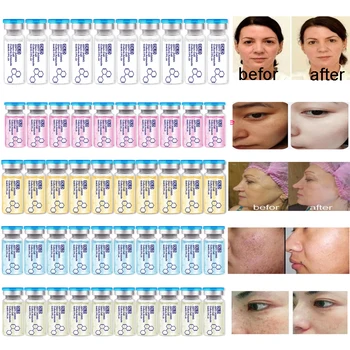 BB Krem Glow 10 Şişe Kore Yüz Cilt Bakımı Özü Seti Beyazlatma ve Parlatıcı Likit Fondöten Kozmetik