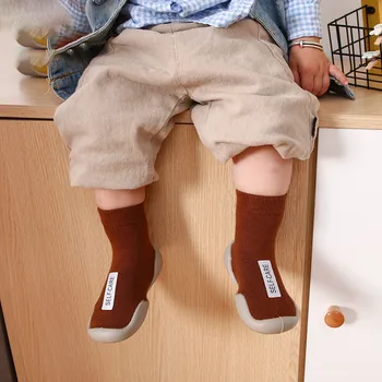 Bebek Çorap Ayakkabı Yenidoğan Sıcaklık Bebek Erkek Ayakkabı Yumuşak Kauçuk Sevimli Renkler Sneakers Bebek Yürümeye Başlayan Kızlar İlk Adım Ayakkabı