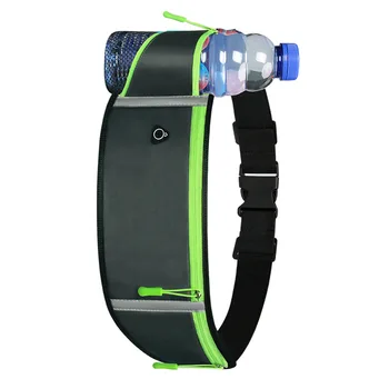 Bel paket çantası Erkekler ve Kadınlar için Yansıtıcı Ultra Hafif bel çantası ile Su Şişesi Kılıfı Seyahat Bisiklet için