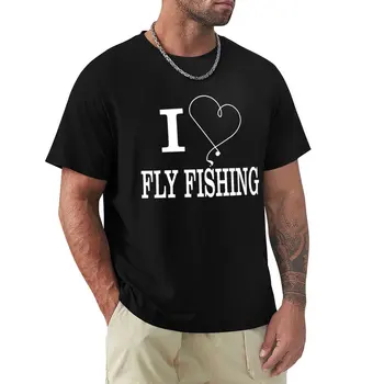 Ben AŞK balıkçılık T-Shirt grafik ter donatılmış t shirt erkekler için