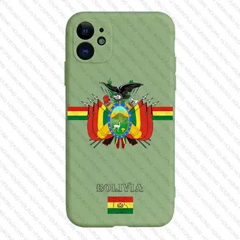 Bolivya Arması Kapak Kılıf iPhone 15 14 Pro Max 13 12 11 Mini X XS XR 7 8 6S Artı SE