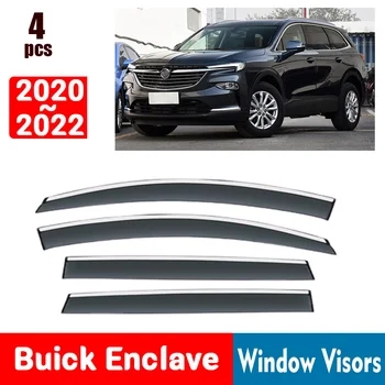 Buick Enclave 2020-2022 İÇİN Pencere Siperliği Yağmur Koruma Windows yağmur kılıfı Saptırıcı Tente Kalkanı Havalandırma Koruma Gölge Kapak Trim