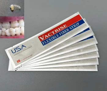 Diş Ortodontik Malzeme ABD Cam Atel Esnek Şerit Vactrise Fiber Atel Bant Tutucu