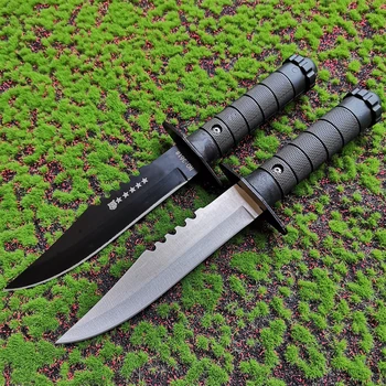 Düz Bıçak Keskin Sabit Bıçak avcılık bıçağı Kamp Kurtarma Taktik Kendini savunma Koleksiyonu Kesici Aracı