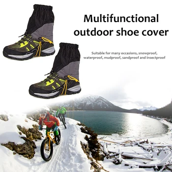 Hafif kar ayakkabı koruyucu Koşu Avcılık Açık Su Geçirmez Tayt Çorapları