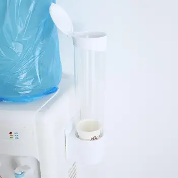 Kağıt bardaklar İçin su sebili Toz Geçirmez Otomatik Duvara Monte Bardak Tutucu Depolama Rafı Bardak Sökücü Bardak Dağıtıcı