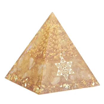 Kristal Piramit Enerji Jeneratörü Piramit Çok Yönlü Masaüstü Dekorasyon Kristal El Yapımı Benzersiz Pozitif Düşünme için