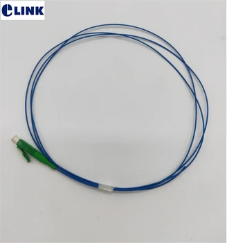LC / APC fiber optik pigtailler SM 0.9 mm 1mtr 1.5 mtr 2.0 mtr mavi kablo yeşil konnektör LC APC IL 0.2 dB ücretsiz kargo ELINK 100 adet