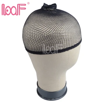 LOOF 50 Paket (600 adet) 4 renk Yüksek Gerilebilir Elastik naylon örgü net kapaklar peruk giymek için Snood file şapka