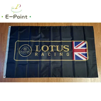 Lotus Araba Yarışı Bayrağı 2ft*3ft (60*90 cm) 3ft*5ft (90 * 150 cm) boyutu Noel Süslemeleri Ev için Bayrak Afiş Hediyeler