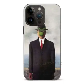 Magritte Telefon Kılıfı İçin İphone 14 13 12 11 Artı Pro Max Mini Xr 7 8 Tpu Yumuşak Silikon Kapak Magritte Sürrealizm Rene Magritte