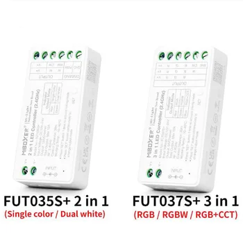 MiBoxer FUT035S + Tek Renk Çift Beyaz 2 in 1 FUT037S + RGB RGBW RGBCCT 3 in 1 2.4 G LED Şerit APP uzaktan Kumanda dimmer
