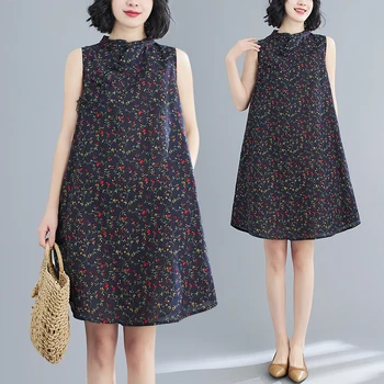 N42102 # Hamile Elbise Vintage Gevşek Elbise Kadın Kore Tarzı Cheongsam Yaz Orta Uzun Gebelik Giysileri Elbise
