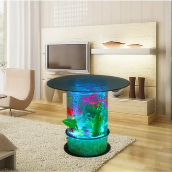 su kabarcığı yuvarlak aydınlatma led bar masası oturma odası merkezi masa tasarımı