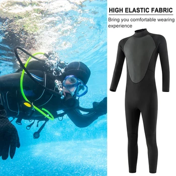 Tam Bodysuit tek parça Wetsuit UV koruma dalış soğuk geçirmez dalış sörf ıslak Sui su sporları giyim
