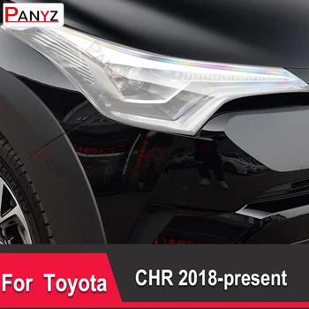 Toyota CHR için 2018-2020 AX10 Araba Far koruyucu film Far Restorasyon Şeffaf Siyah TPU Sticker Aksesuarları