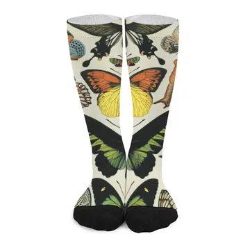 Vintage Kelebekler-Darkacademia Çorap hiphop ısıtma çorap varis çorabı erkek Çorap adam