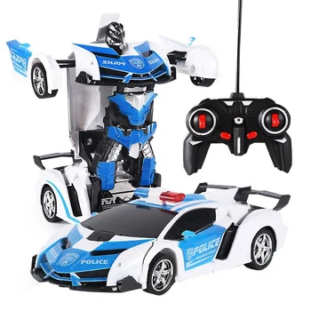 Yeni 2 İn 1 RC oyuncak arabalar Dönüşüm Robotlar Araba Sürüş Araç Spor Araba Modelleri Uzaktan Kumanda Araba RC Oyuncaklar Hediye İçin Erkek çocuk Oyuncakları