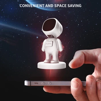Yeni telefon tutucu Standı Taşınabilir Astronot Manyetik Araba Cep Telefonu Navigasyon 360 Derece Dönen Mıknatıs Tutucu