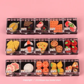 YENİ 1/6 Ölçekli Dollhouse Minyatür Aperatif Meyve Ekmek Mini Gıda Model Oyuncaklar Blythe Doll BJD Bebek Evi süpermarket Aksesuarları