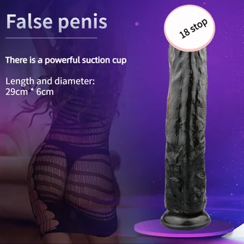 Yetişkin dev yanlış penis seks ürünleri 29cm büyük boy dildos seks ürünleri kadın aygır mastürbasyon,Çift seks oyuncakları