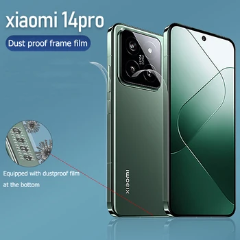 Çerçeve Film Xiaomi 14 Pro Mi 14 Yan Hidrojel Film Toz Geçirmez Sınır Yumuşak Koruyucu film İçin Xiaomi 13 Ultra Pro Mi 13 14Pro