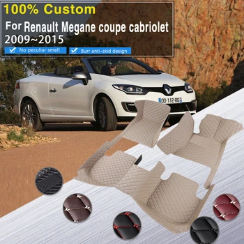 Özel Araba Kat Mat Renault Megane Coupe Cabriolet 2009 ~ 2015 İç Detaylar Oto Halı Kilim Ayak Pedleri Araba Oto Halı